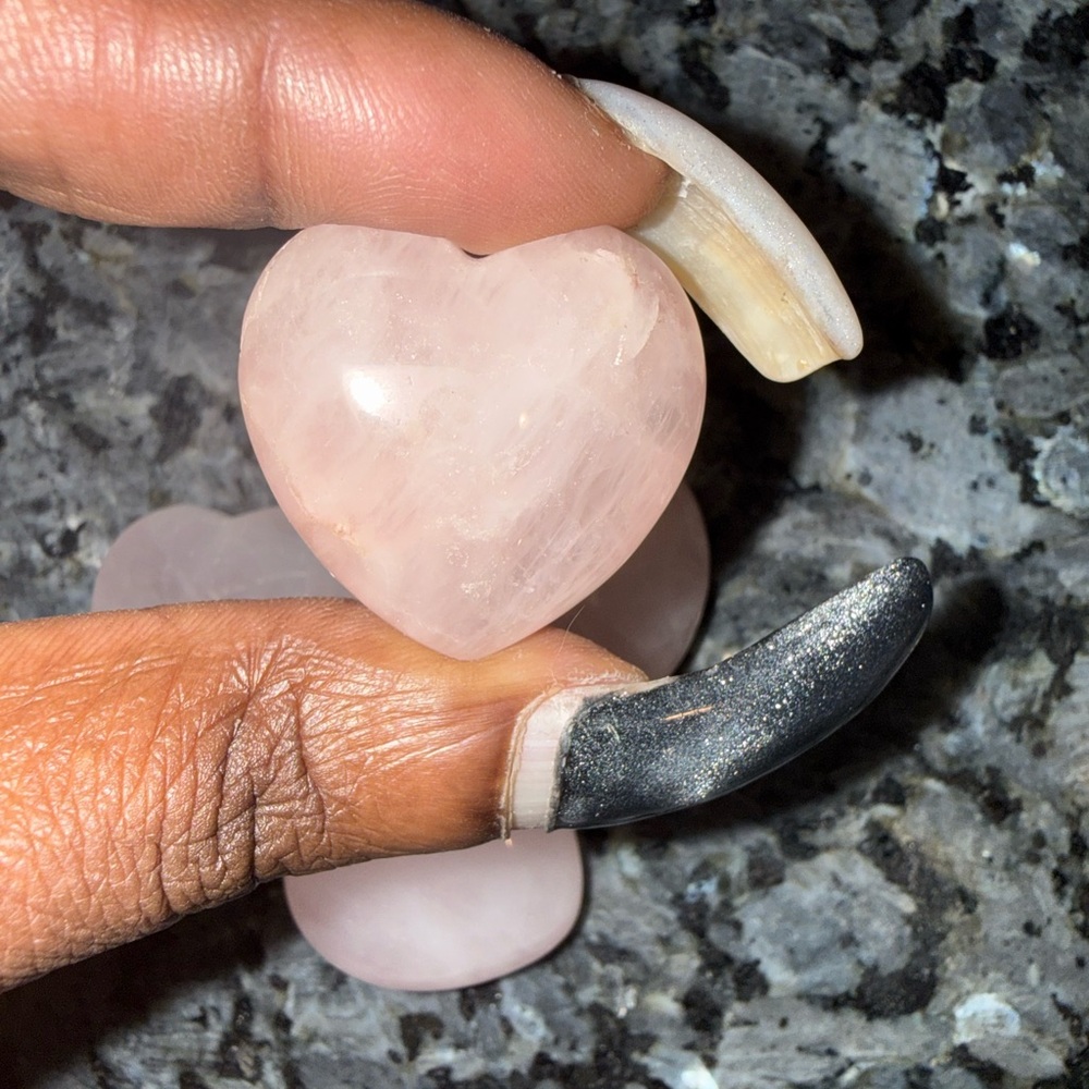Rose Quartz Heart Bundle Set - RQHEARTSET - Picture 4 of 4
